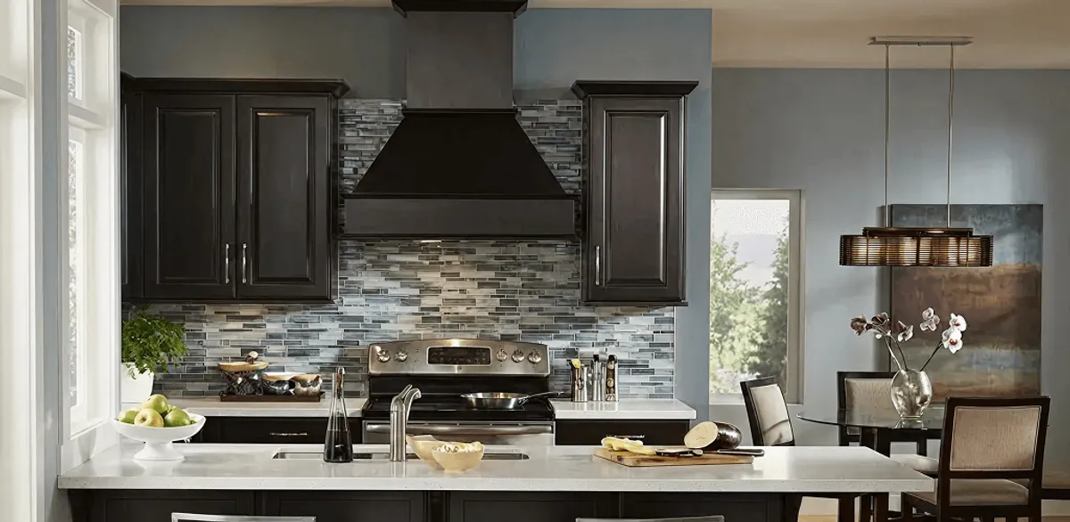 Kitchen cabinet painting and refinishing in a modern kitchen in Hollywood, FL